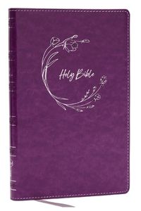 Cover image for NKJV Holy Bible, Ultra Thinline, Purple Leathersoft, Red Letter, Comfort Print