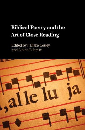 Cover image for Biblical Poetry and the Art of Close Reading