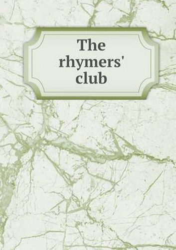 Cover image for The Rhymers' Club