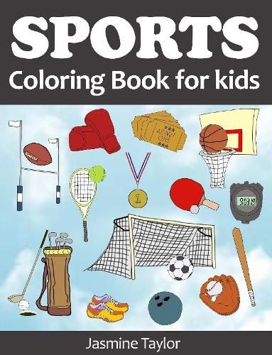 Cover image for Sports Coloring Book for Kids