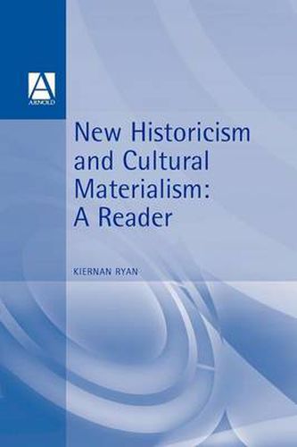 Cover image for New Historicism & Cultural Materialism: A Reader