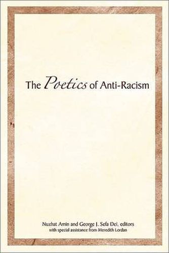 Cover image for The Poetics of Anti-Racism