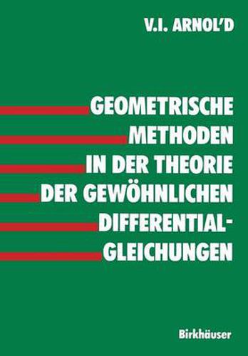 Cover image for Geometrische Methoden in Der Theorie Der Gewoehnlichen Differentialgleichungen