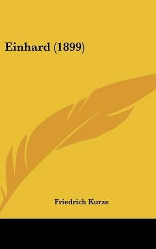 Cover image for Einhard (1899)