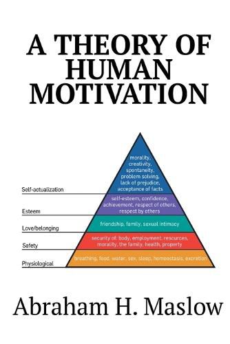 Cover image for A Theory of Human Motivation