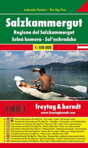 Cover image for Salzkammergut Lakeside Pocket + the Big Five, Waterproof 1:100 000