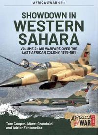 Cover image for Showdown in the Western Sahara Volume 2: Air Warfare Over the Last African Colony, 1975-1991