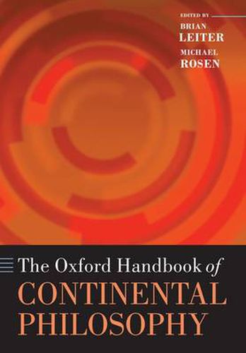 Cover image for The Oxford Handbook of Continental Philosophy