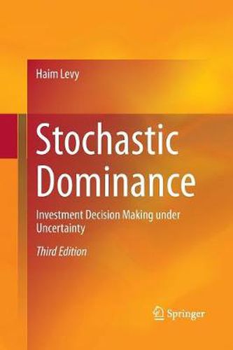 Cover image for Stochastic Dominance: Investment Decision Making under Uncertainty