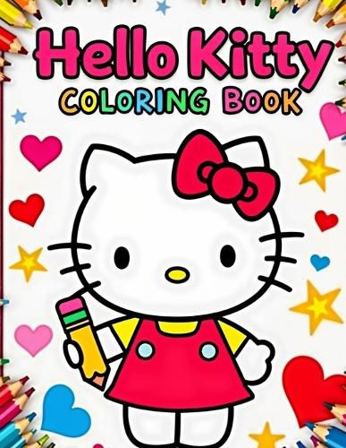 Cover image for Hello Kitty Coloring Book