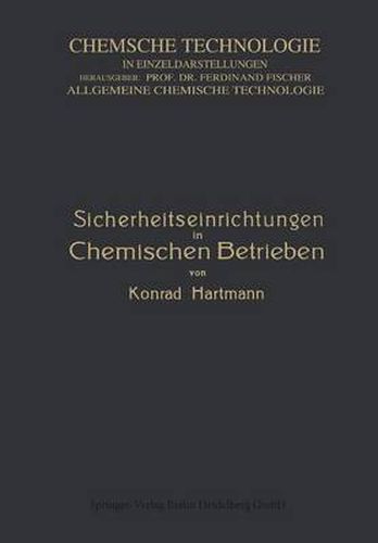 Cover image for Sicherheitseinrichtungen in Chemischen Betrieben