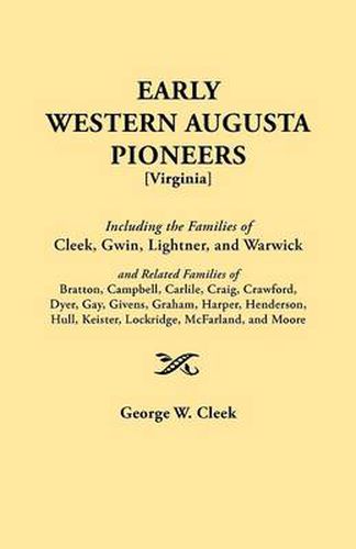 Cover image for Early Western Augusta Pioneers