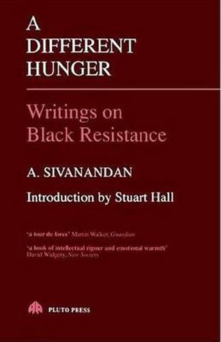 Cover image for A Different Hunger: Writings on Black Resistance