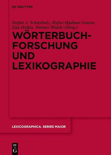 Woerterbuchforschung Und Lexikographie