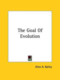 Cover image for The Goal of Evolution