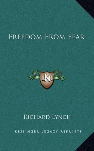 Cover image for Freedom from Fear