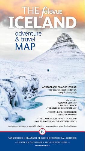 Cover image for The fotoVUE Iceland Adventure and Travel Map