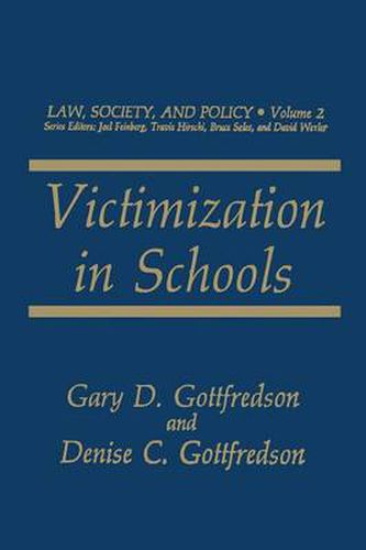 Cover image for Victimization in Schools