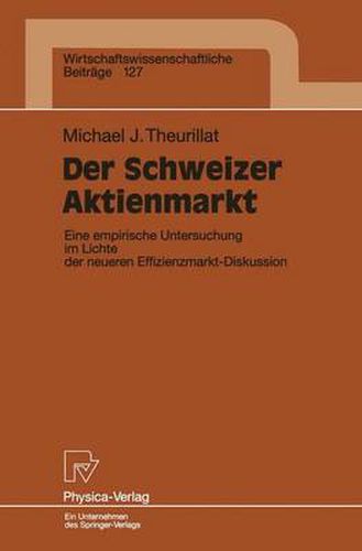 Cover image for Der Schweizer Aktienmarkt