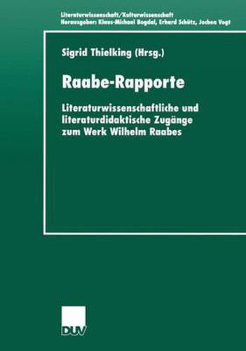 Cover image for Raabe-Rapporte