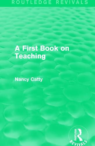 Cover image for A First Book on Teaching (1929)