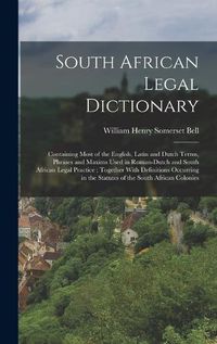 Cover image for South African Legal Dictionary