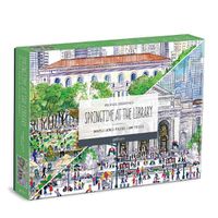 Cover image for Michael Storrings Springtime at the Library 500 Piece Double-Sided Puzzle