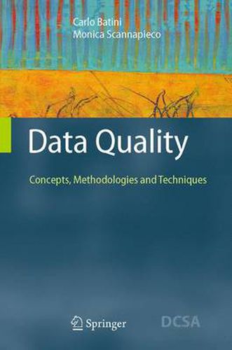 Cover image for Data Quality: Concepts, Methodologies and Techniques