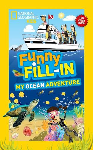 Cover image for Nat Geo Kids Funny Fill-In My Ocean Adventure