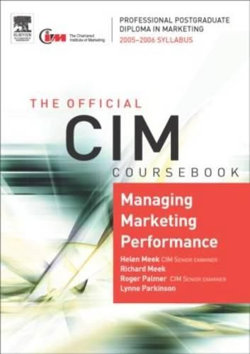 Cover image for Managing Marketing Performance