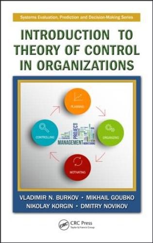 Cover image for Introduction to Theory of Control in Organizations