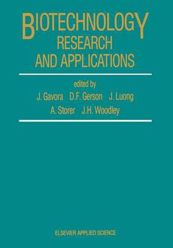 Cover image for Biotechnology Research and Applications
