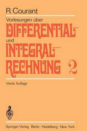 Vorlesungen UEber Differential- Und Integralrechnung: Zweiter Band: Funktionen Mehrerer Veranderlicher