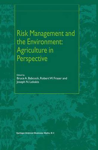 Cover image for Risk Management and the Environment: Agriculture in Perspective