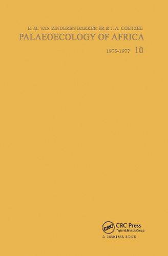 Cover image for Palaeoecology of Africa, volume 10