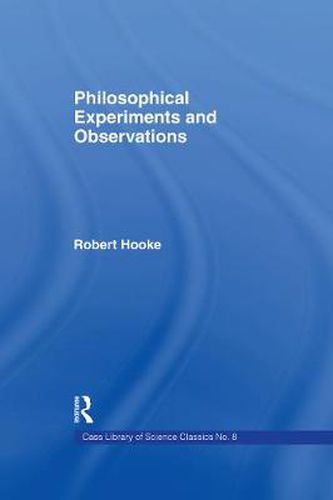 Cover image for Philosophical Experiments and Observations