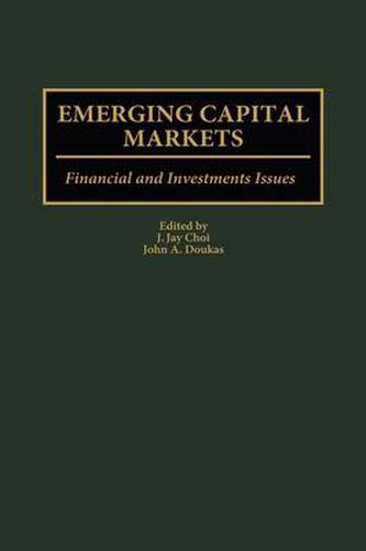 Cover image for Emerging Capital Markets: Financial and Investment Issues