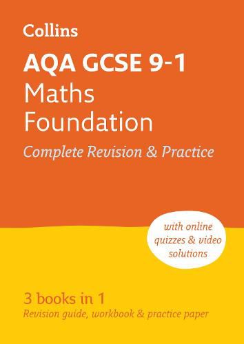 AQA GCSE 9-1 Maths Foundation All-in-One Complete Revision and Practice: Ideal for Home Learning, 2023 and 2024 Exams