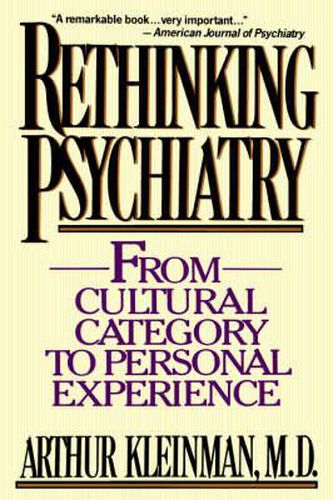 Cover image for Rethinking Psychiatry