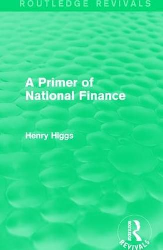 Cover image for A Primer of National Finance