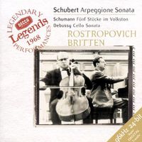 Cover image for Schubert Arpeggione Sonata Schumann Funf Stucke Debussy Cello Sonata