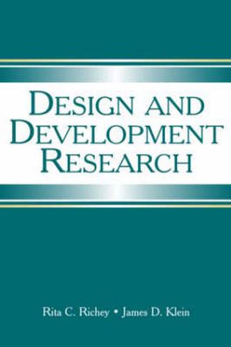 Cover image for Design and Development Research: Methods, Strategies, and Issues