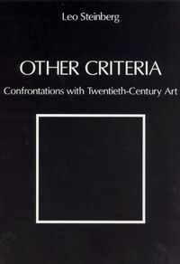 Cover image for Other Criteria: Confrontations with Twentieth-Century Art