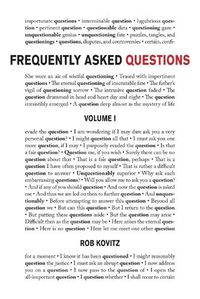 Cover image for Frequently Asked Questions, Volume 1