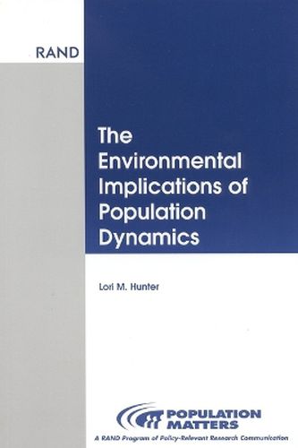 The Environmental Implications of Population Dynamics