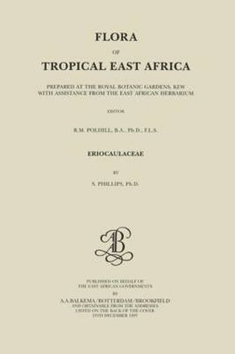 Cover image for Flora of Tropical East Africa - Eriocaulaceae (1997)