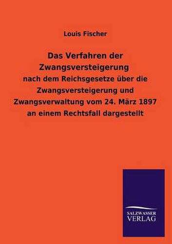Cover image for Das Verfahren Der Zwangsversteigerung