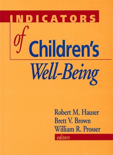 Cover image for Indicators of Children's Well-being