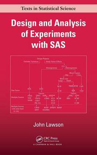 Cover image for Design and Analysis of Experiments with SAS