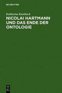 Cover image for Nicolai Hartmann und das Ende der Ontologie